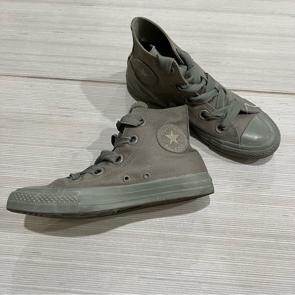 Converse high top army green